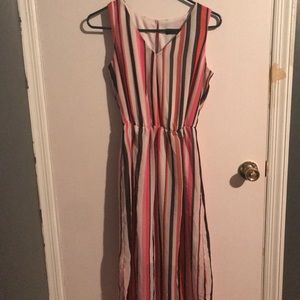 Nine west striped maxi